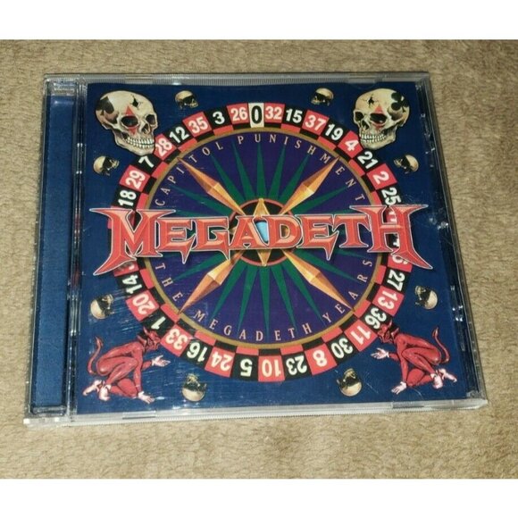 MEGADETH cd CAPITOL PUNISHMENT dave mustaine dave ellefson - Picture 1 of 7